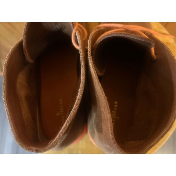 Cole Haan Lunargrand Boot Brown Orange Suede Chukka Size 9B - Picture 7 of 8